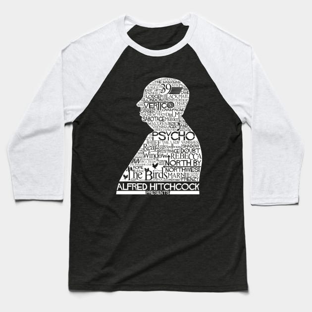 Alfred Hitchcock Presents... Baseball T-Shirt by renduh